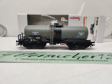 Märklin H0 AC 46460-02 Kesselwagen / Firma „Aretz GmbH & Co.“ aus Krefeld / Grau / NEM / DB / OVP