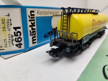Märklin H0 4651 Kesselwagen SHELL  / 4-Achser / Blaue OVP