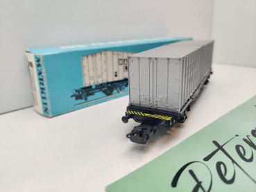 Märklin H0 AC 4659 Containerwagen "Hapag-Lloyd" / Lgjs598 / DB / OVP hblau