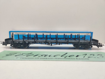 Märklin H0 AC 4663 Tragwagen mit Klapprungen Rs680 / DB / OVP blau