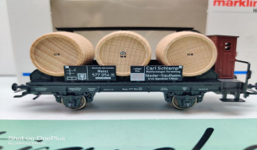 Märklin H0 AC 46741 Weinfasswagen m Brmshs "Carl Schlamp" / DRG / OVP