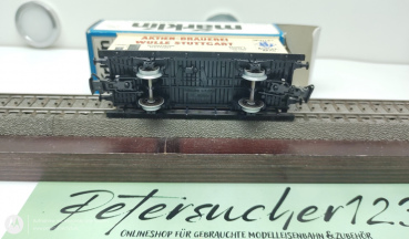 Märklin H0 AC 4678 Bierwagen m Bremserhaus "Brauerei WULLE" / K.W.St.E. / OVP blau