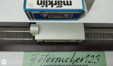 Märklin H0 AC 4678 Bierwagen m Bremserhaus "Brauerei WULLE" / K.W.St.E. / OVP blau