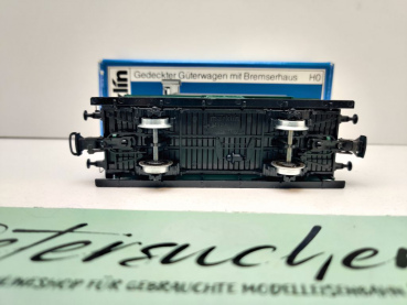 Märklin H0 AC 4679 ged. Güterwagen Flachdach Bremserh / Nm / K.W.St.E. / OVP blau