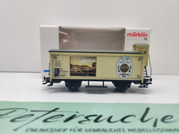 Märklin H0 AC 4680-6 Bierwagen "Boller Bad" G10 / NEM / K.W.St.E. / OVP weiß