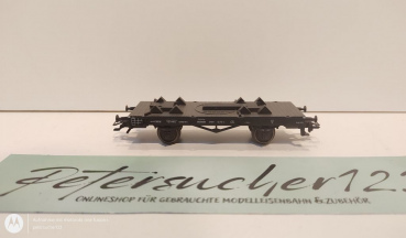 Märklin H0 AC 4885 Flachwagen / OHNE LKW / NEM / DB