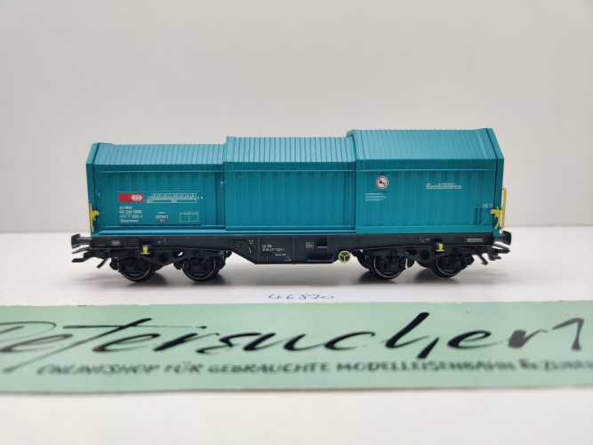 Märklin H0 AC 46870-01 Teleskophaubenwagen Shimmns aus Set / NEM / SBB