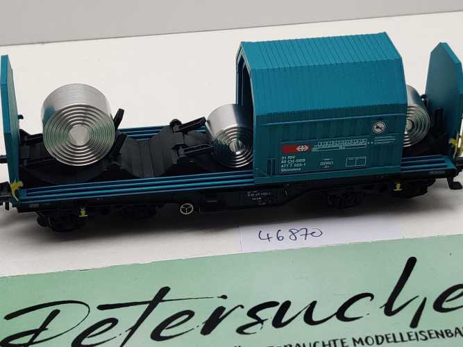 Märklin H0 AC 46870-01 Teleskophaubenwagen Shimmns aus Set / NEM / SBB