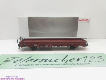 Märklin H0 AC 46938 Rungenwagen / Kbs442 / NEM / DB / OVP weiß