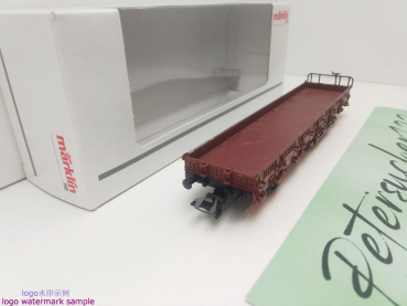 Märklin H0 AC 46938 Rungenwagen / Kbs442 / NEM / DB / OVP weiß