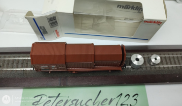 Märklin H0 4693 Teleskophaubenwagen mit Coils OVP DB