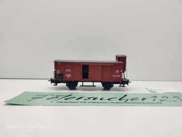 Märklin H0 AC 4695 Flachdach Güterwagen m Bremserhaus / G / DRG
