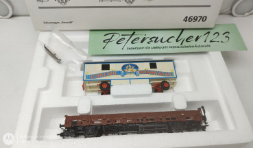 Märklin H0 AC 46970 Zirkuswagen-Set "Roncalli" / Kls443 / NEM / DB / OVP weiß