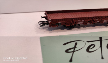 Märklin H0 AC 46974 Rungenwagen Rlmms 56 / NEM / DB