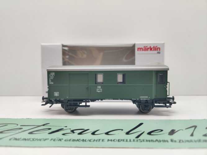 Märklin H0 46982 Güterzug-Gepäckwagen Pwgs41 / NEM / DB / OVP