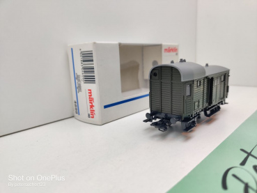 Märklin H0 AC 4699 Güterzug-Begleitwagen / Pwg / NEM / DRG / OVP weiß