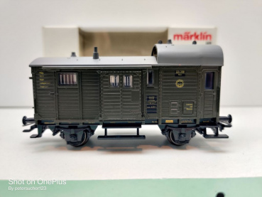 Märklin H0 AC 4699 Güterzug-Begleitwagen / Pwg / NEM / DRG / OVP weiß
