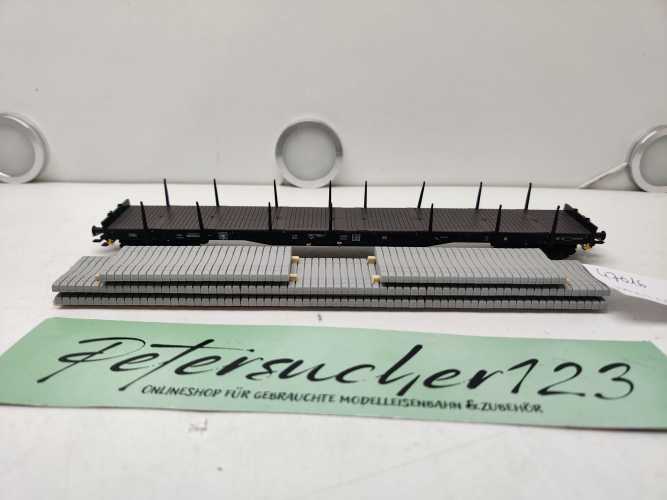 Märklin H0 AC 47016 / 390 7 686-0 / Flachwagen / Rungenwagen der Bauart Snps 719/ DB