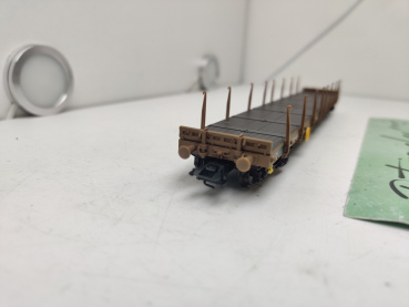 Märklin H0 AC 47025 Rungenwagen / Flachwagen / DSB