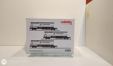Märklin H0 AC 47082 Taschenwagen-Set "Simon Hegele" / NEM / DB / OVP weiß