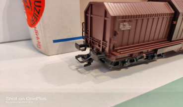 Märklin H0 AC 4696 offener Güterwagen m Brmshs / O / DRG / EVP weiß