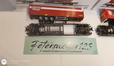 Märklin H0 AC 47115 Taschenwagen-Set "Schöni + Planzer" / NEM / OVP weiß