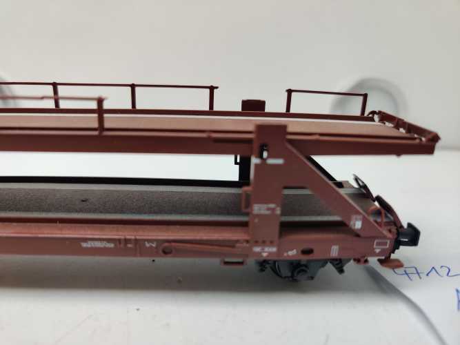 Märklin H0 AC 4712 Doppel-Autotransportwagen der Bauart Laaeks 553 / NEM / DB