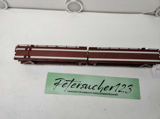 Märklin H0 AC 4712 Doppel-Autotransportwagen der Bauart Laaeks 553 / NEM / DB