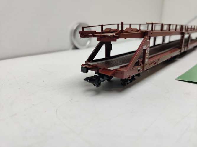 Märklin H0 AC 4712 Doppel-Autotransportwagen der Bauart Laaeks 553 / NEM / DB
