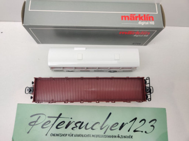 Märklin H0 AC 4714 Rungenwagen & Stadtbus "Märklin digital" / Kbs433 / OVP grau