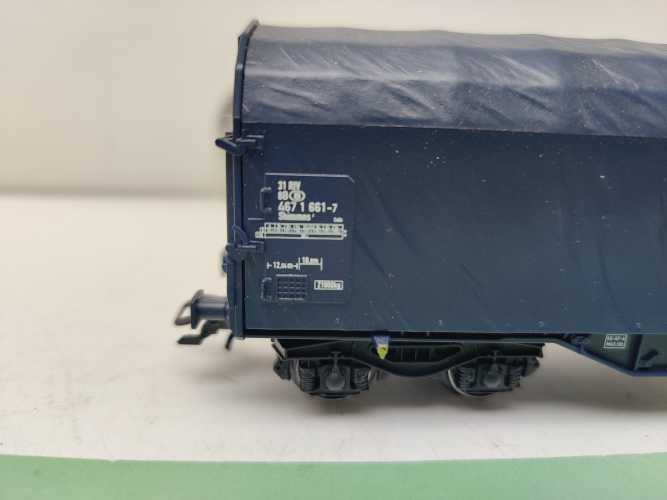 Märklin H0 AC 47210 -01 / 467 1 661-7 / Güterwagen „Coil-Transporter“ / Schiebeplanenwagen / NEM / SNCB