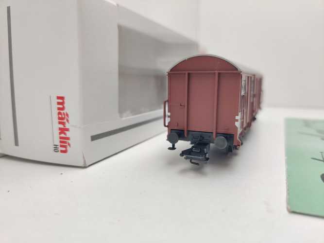 Märklin H0 47329 gedeckter Güterwagen 529-2 Gbs 254 / NEM / DB / OVP