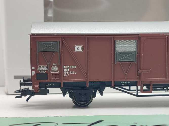 Märklin H0 47329 gedeckter Güterwagen 529-2 Gbs 254 / NEM / DB / OVP