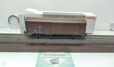 Märklin H0 47361 Gedeckter Güterwagen Braun DB OVP