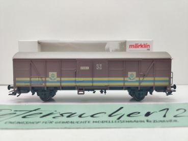 Märklin H0 AC 47363 Post-Güterwagen Gbs / NEM / SJ / OVP