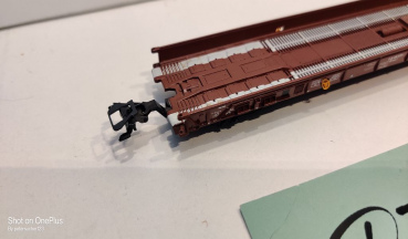 Märklin H0 AC 4740 Niederflurwagen "Rollende Landstr." / Saadkms 690 / DB