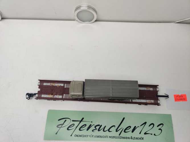 Märklin H0 AC 4740 Niederflurwagen "Rollende Landstr." / Saadkms 690 / DB / LKW Lang