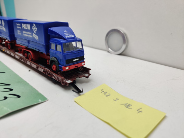 Märklin H0 AC 4740 / 498 3 182-4  "Rollende Landstr." / Saadkms 690 / DB / LKW PAUW