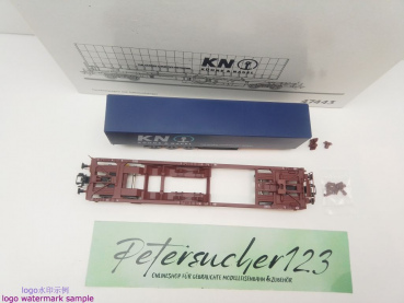 Märklin H0 AC 47443 Taschenwg Sattelanh. "Kühne & Nagel" Sdgkms707 / NEM / DB / OVP