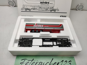 Märklin H0 47444  Taschenwagen mit Sattelanhänger / OVP