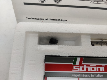 Märklin H0 47444  Taschenwagen mit Sattelanhänger / OVP