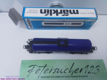 Märklin H0 AC 4745 Kesselwagen "Kesselwagen SBB CFF FFS" / Kessel blau / ESSO AG / OVP blau