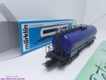 Märklin H0 AC 4745 Kesselwagen "Kesselwagen SBB CFF FFS" / Kessel blau / ESSO AG / OVP blau