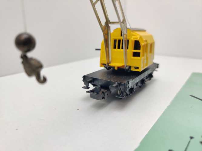 Märklin H0 AC 4761 Kranwagen 115 gelb / DB