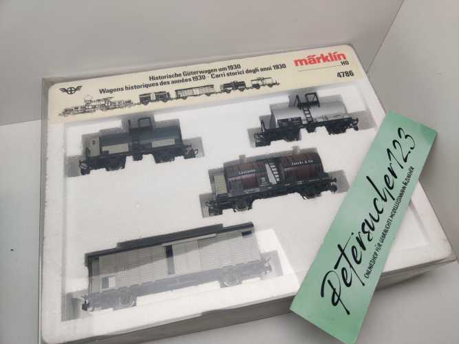 Märklin H0 AC 4786 Güterwagen-Set "Hist. Güterwagen um 1930" / [P] SBB / OVP weiß