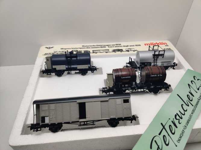 Märklin H0 AC 4786 Güterwagen-Set "Hist. Güterwagen um 1930" / [P] SBB / OVP weiß