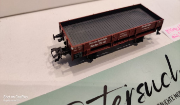 Märklin H0 AC 47901 1x Niederbordwagen aus Wagen-Set "Gleisbauzug" / NEM / DRG