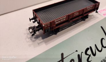 Märklin H0 AC 47901 1x Niederbordwagen aus Wagen-Set "Gleisbauzug" / NEM / DRG