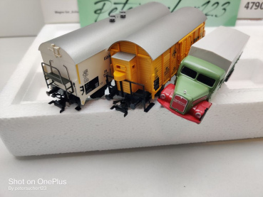 Märklin H0 AC 47904 Wagen-Set "Kolonialwaren" / NEM / DB / OVP weiß