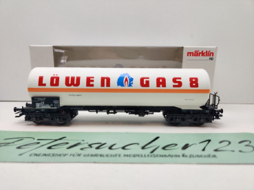 Märklin H0 AC 4798 1x Druckgas-Kesselwagen "Löwengas8" / NEM / DB / ErsatzVP weiß